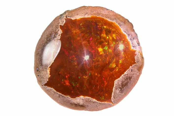Polished Ethiopian Chocolate Opal Nodule - Yita Ridge #316203